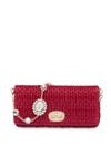 Miu Miu Cloquet Shoulder Bag In Red