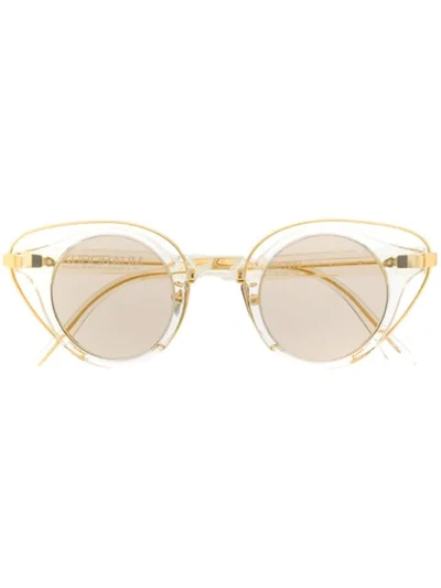 Kuboraum Cat Eye Sunglasses In Gold