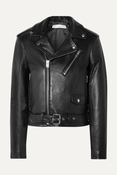 Iro Viktor Leather Biker Jacket In Black