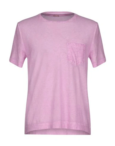 Massimo Alba T-shirts In Light Purple