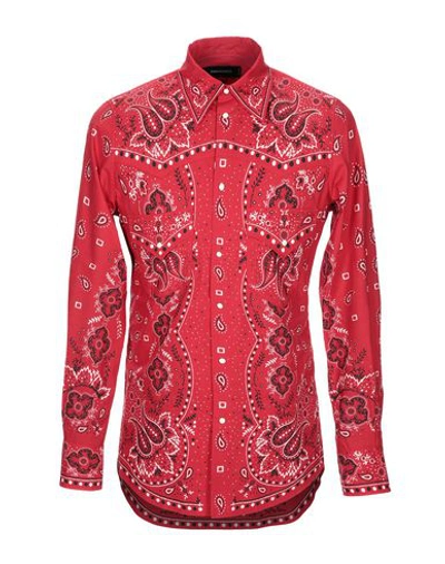 Dsquared2 Shirts In Red