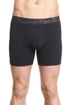 Calvin Klein Iron Strength Boxer Briefs In Black