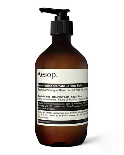 Aesop Resurrection Aromatique Hand Balm, 16.9 Oz./ 500 ml