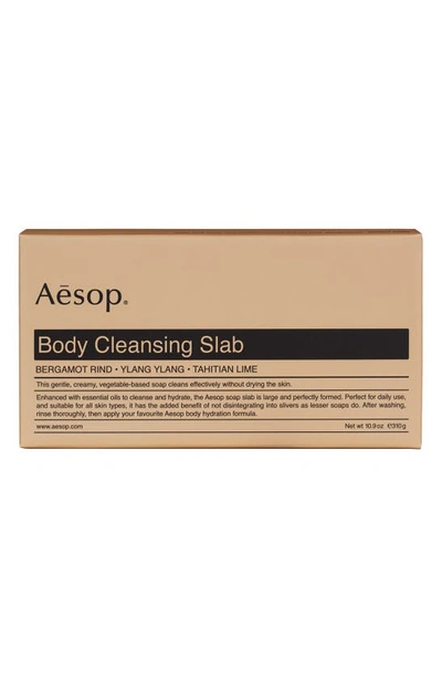 Aesop 10.9 Oz. Body Cleansing Slab In Nero