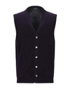 Drumohr Cardigan In Dark Purple