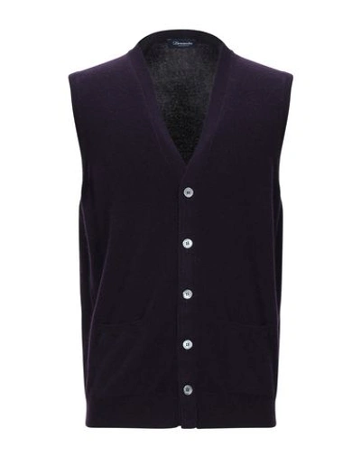 Drumohr Cardigan In Dark Purple