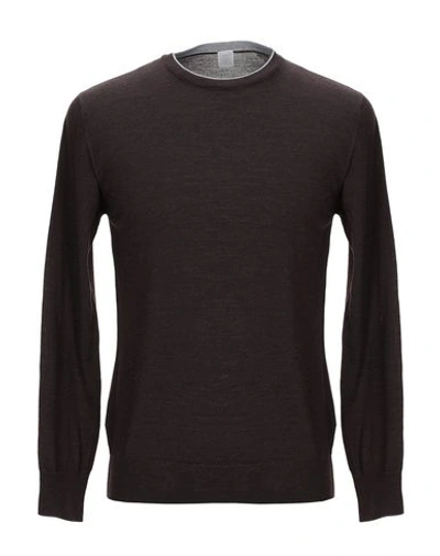 Eleventy Sweaters In Dark Brown