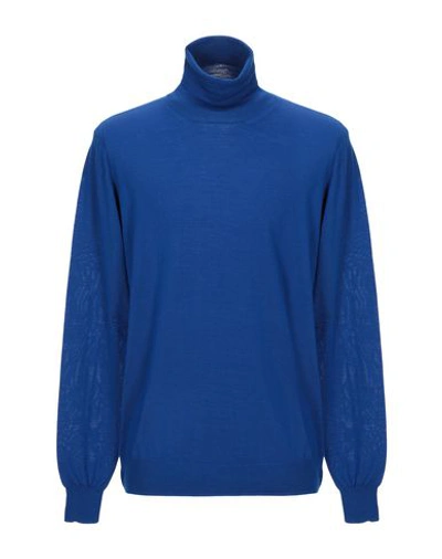 Paolo Pecora Turtlenecks In Bright Blue