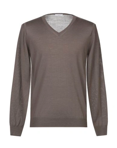 Paolo Pecora Sweaters In Light Brown