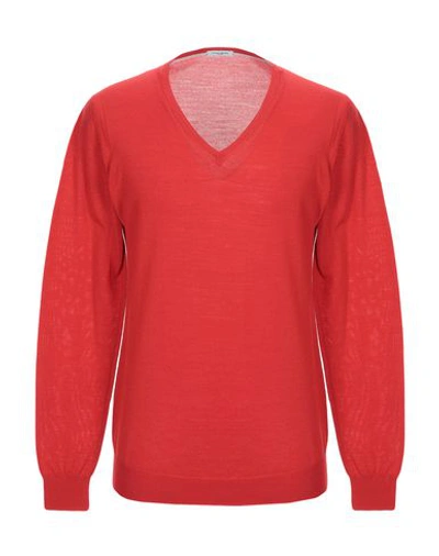 Paolo Pecora Sweaters In Red