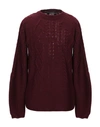 Daniele Alessandrini Sweater In Maroon