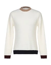 Grey Daniele Alessandrini Sweaters In Ivory