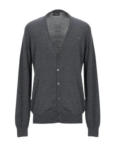 Emporio Armani Cardigan In Grey
