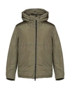 Add Down Jackets In Military Green