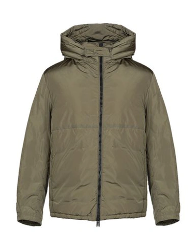 Add Down Jackets In Military Green