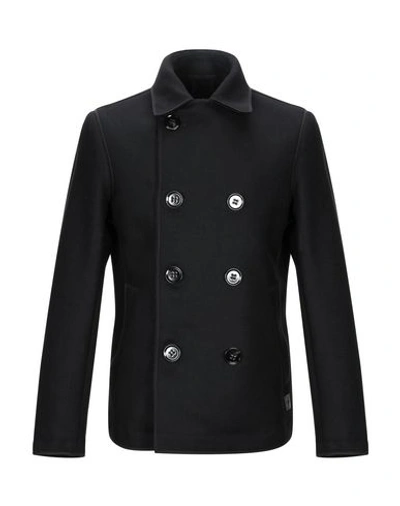 Dondup Coats In Black