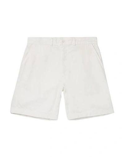 Arpenteur Denim Shorts In White