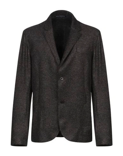 Original Vintage Style Suit Jackets In Brown
