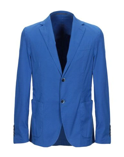 Roda Suit Jackets In Bright Blue