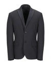 Grey Daniele Alessandrini Suit Jackets In Black