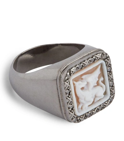 Amedeo Sterling Silver Dragon Ring