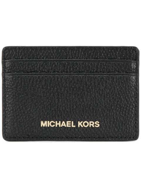 Michael Michael Kors Logo Leather Card 
