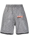 Dsquared2 Icon Logo-print Cotton-jersey Shorts In Grey