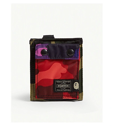 A Bathing Ape Mix Camouflage-print Wallet In Multi