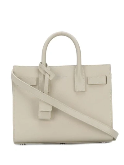 Saint Laurent Small Sac De Jour Tote In Neutrals