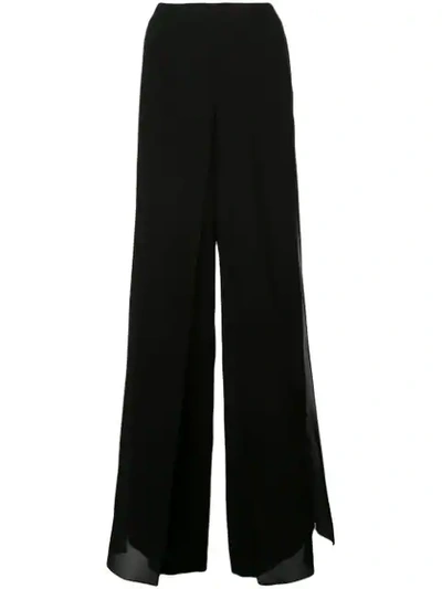Akris Carmen Wide-leg Trousers In Black