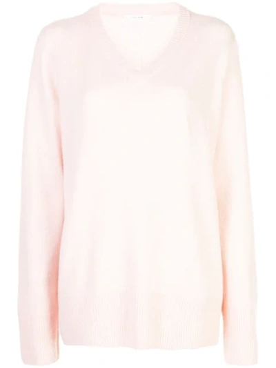 The Row Elaine Oversized Jumper In Pink