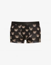 Moschino Boxer With Leopard Teddy Bear In White