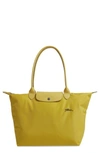 Longchamp Le Pliage Club Small Top Handle Tote In Acid
