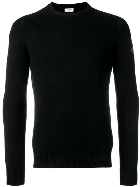 saint laurent black jumper
