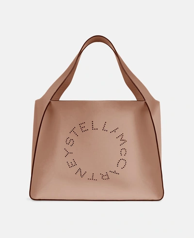 Stella Mccartney Stella Logo Tote Bag In Beige