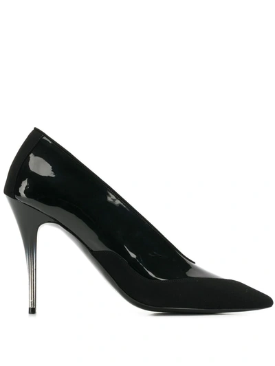 Stella Mccartney Lacquered Pumps In Black