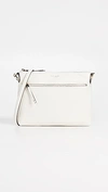 Kate Spade Medium Polly Leather Crossbody Bag - White In Parchment