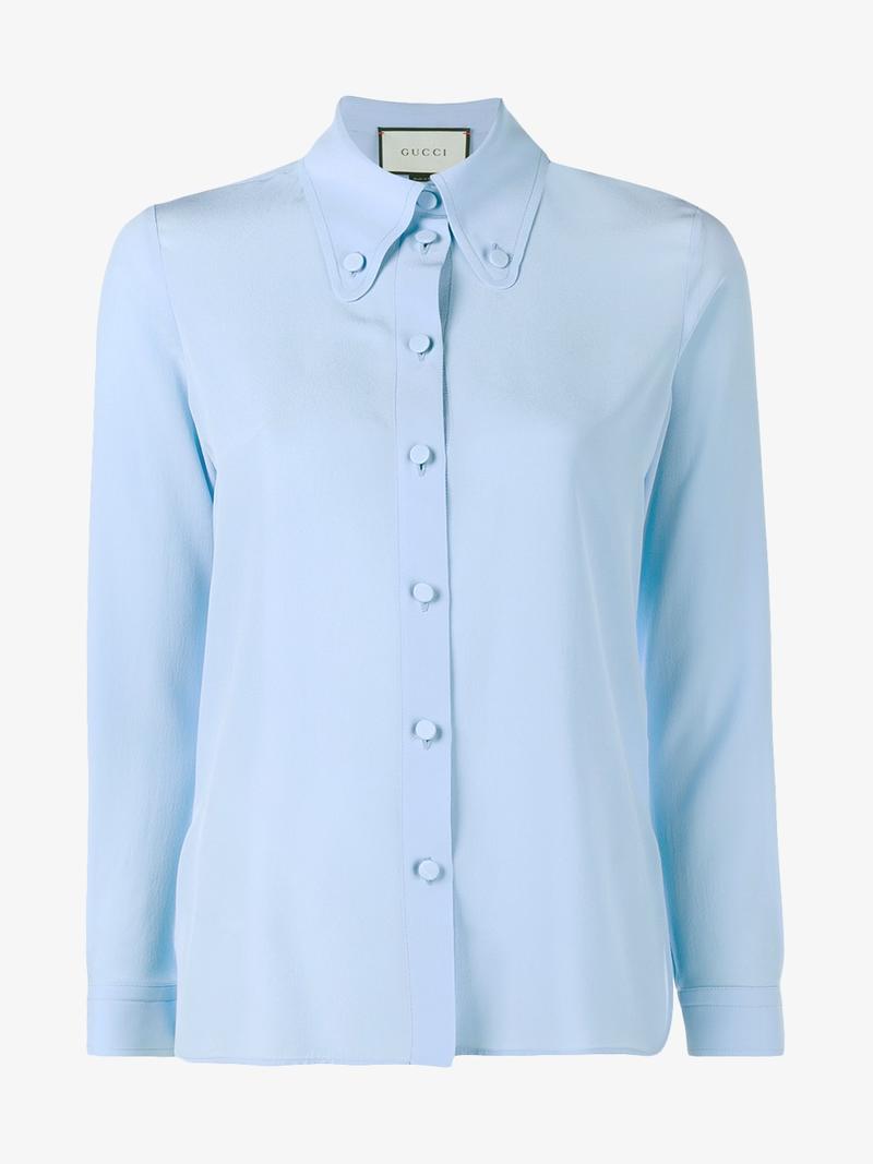 Gucci Buttoned Long Sleeve Shirt | ModeSens