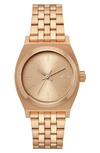 Nixon Time Teller Bracelet Watch, 31mm In All Rose Gold