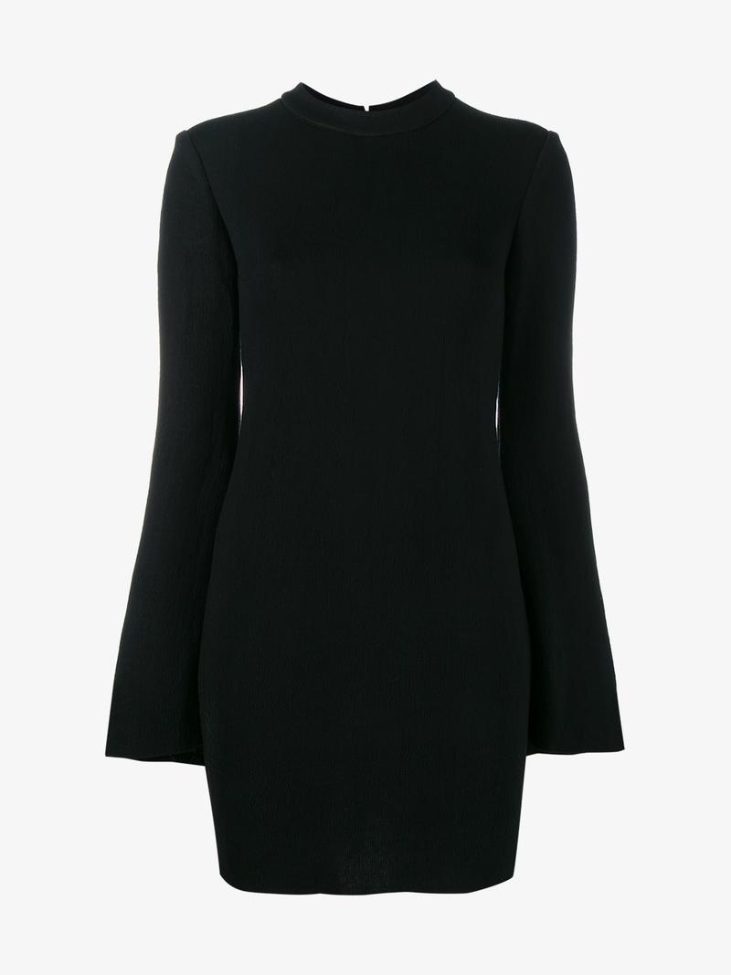 Ellery Flared Sleeves Mini Dress In Black | ModeSens