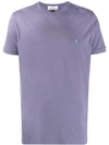 Vivienne Westwood Logo Embroidered T-shirt In Lilac Blue