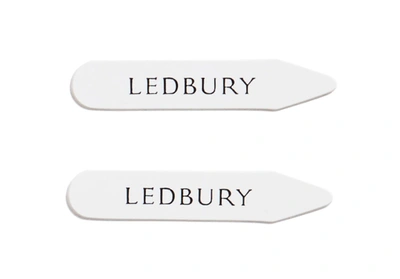 Ledbury Men's Standard Spread / Mid-spread Collar Stay Pair In Multicolor