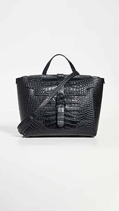 Senreve The Maestra Bag In Noir Croc