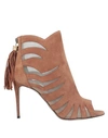 Paul Andrew Ankle Boots In Pale Pink