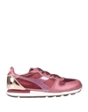 Diadora Sneakers In Maroon