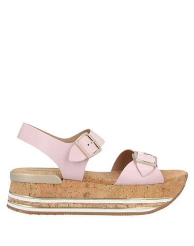 Hogan Sandals In Pink