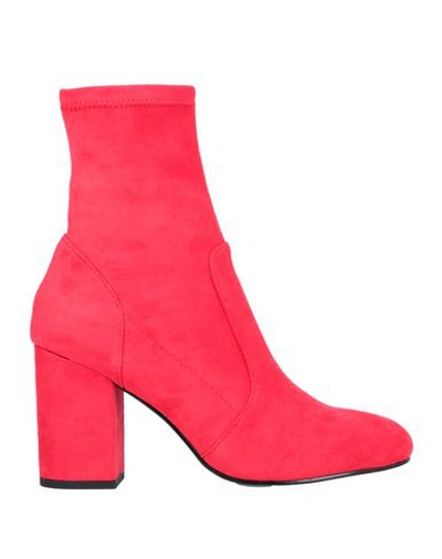 Bibi Lou Ankle Boot In Red