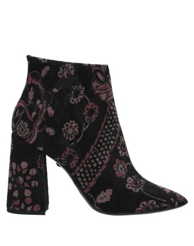 Just Cavalli Ankle Boot In Black