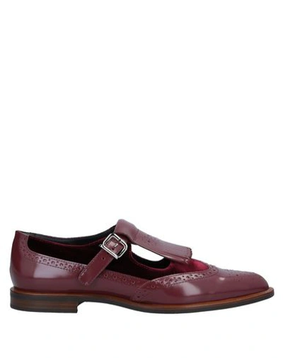 Tod's Loafers In Red