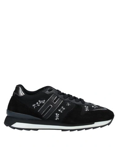 Hogan Rebel Sneakers In Black